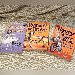 Beverly Cleary 3 book bundle